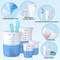 LET'S RESIN Silicone Measuring Cups, 450ml Accurate 2 Scales & 100ml Durable Measuring Cups, Epoxy Mixing Cup, Silicone Stirring Sticks, Easy to Clean, for Resin Crafts, Glitter Tumbler